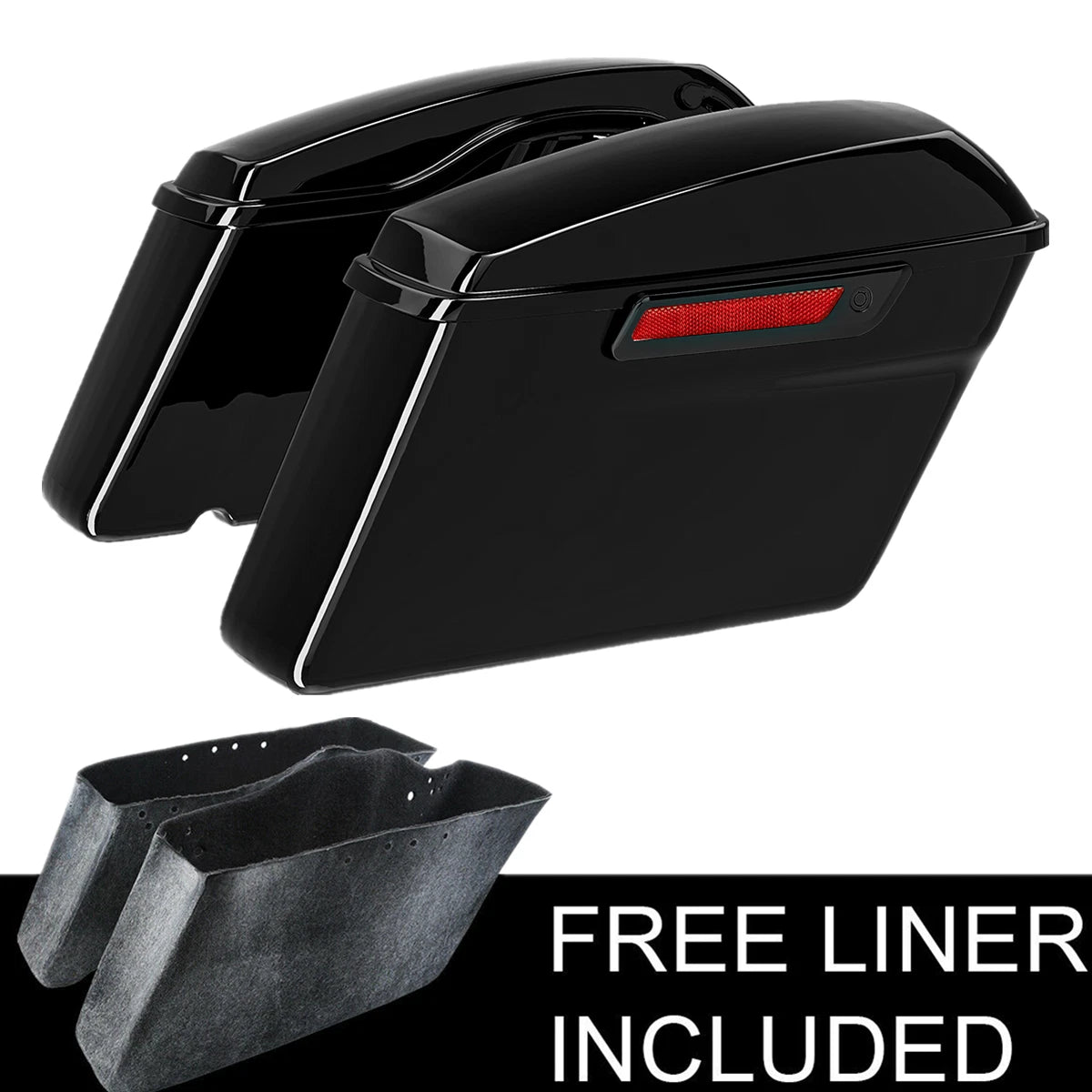Hard Saddle Bags for Harley Electra Glide Road King (2014–Present)