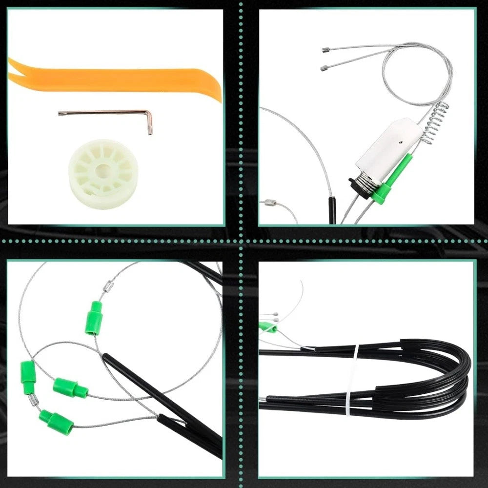 Window Regulator Repair Kit for Corvette C6 (2005–2013) - Left Front Driver Side