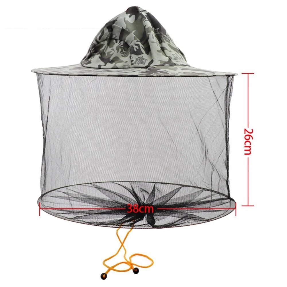 Camouflage Mesh Hat for Hunting (13 x 1 Folded Size)