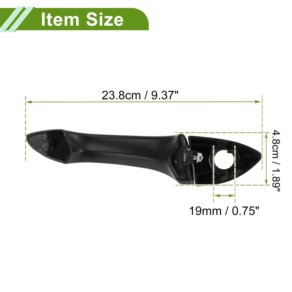 Exterior Door Handle for BMW X5 E53 (2000–2006) No.51218243617 Black Front Left