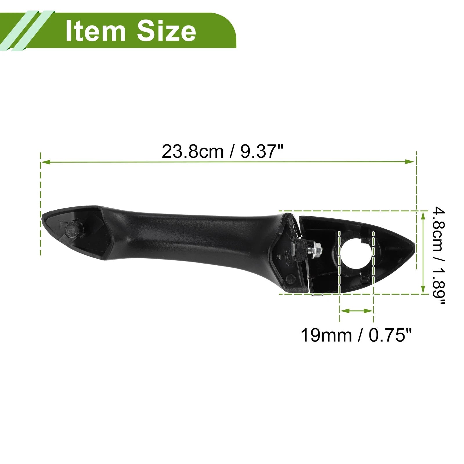 Exterior Door Handle for BMW X5 E53 (2000–2006) No.51218243617 Black Front Left