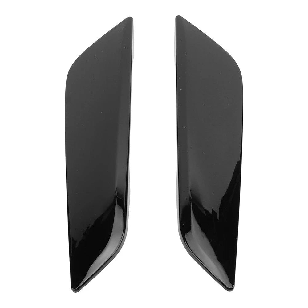 1Pair For 2017-2020 BMW G30 5 Series Left & Right Gloss Black Mudguard Duct Trim