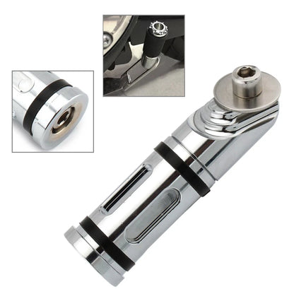 Kickstand Extension Kit for Harley Dyna Fat Bob FXDF (Chrome)