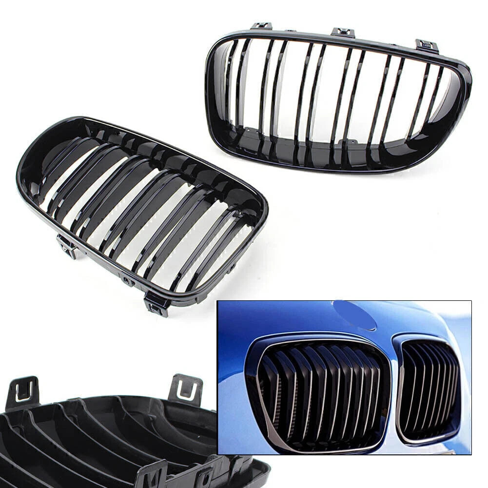 Front Center Grille for BMW 1-Series E81 E87 (2008–2011) Gloss Finish
