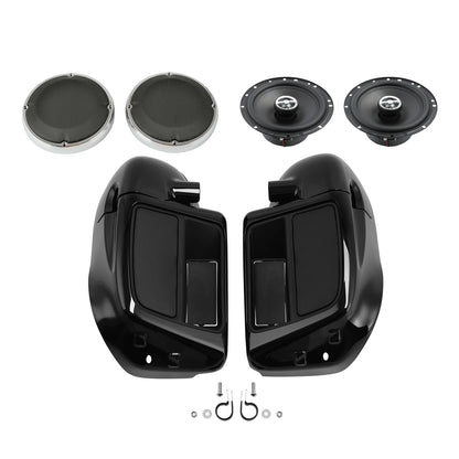 Lower vented leg fairing with 6.5" speakers & grills for Harley Touring (2014–2024)