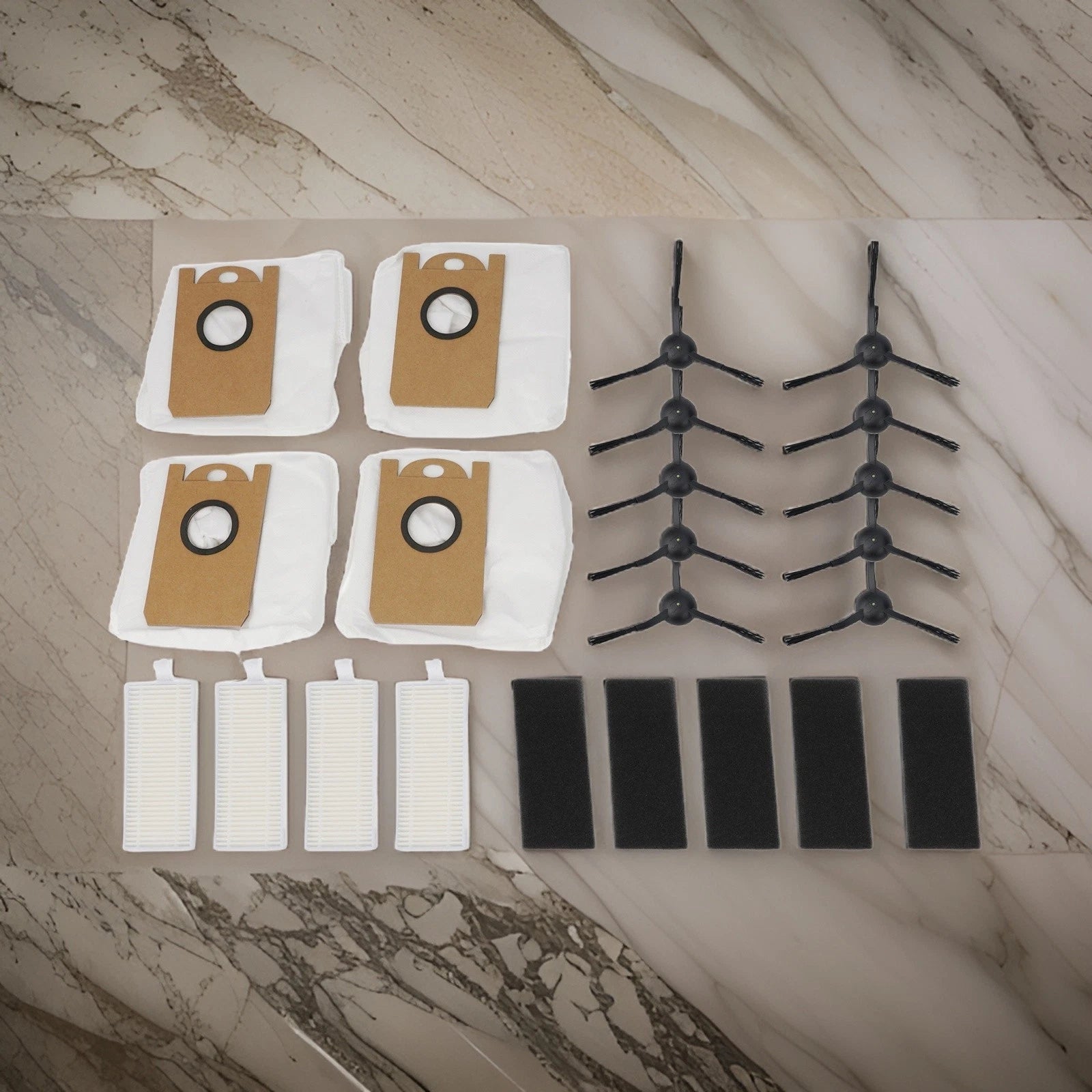 Side Brush and Filter Replacement Parts for