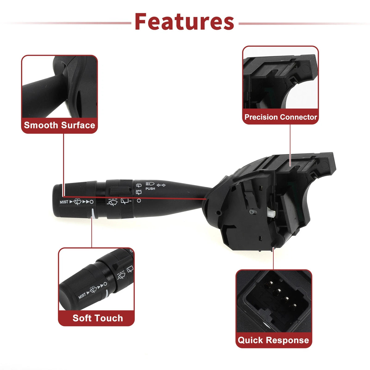 Steering Column Turn Signal Switch Lever for Chrysler Town & Country (2008–2016)