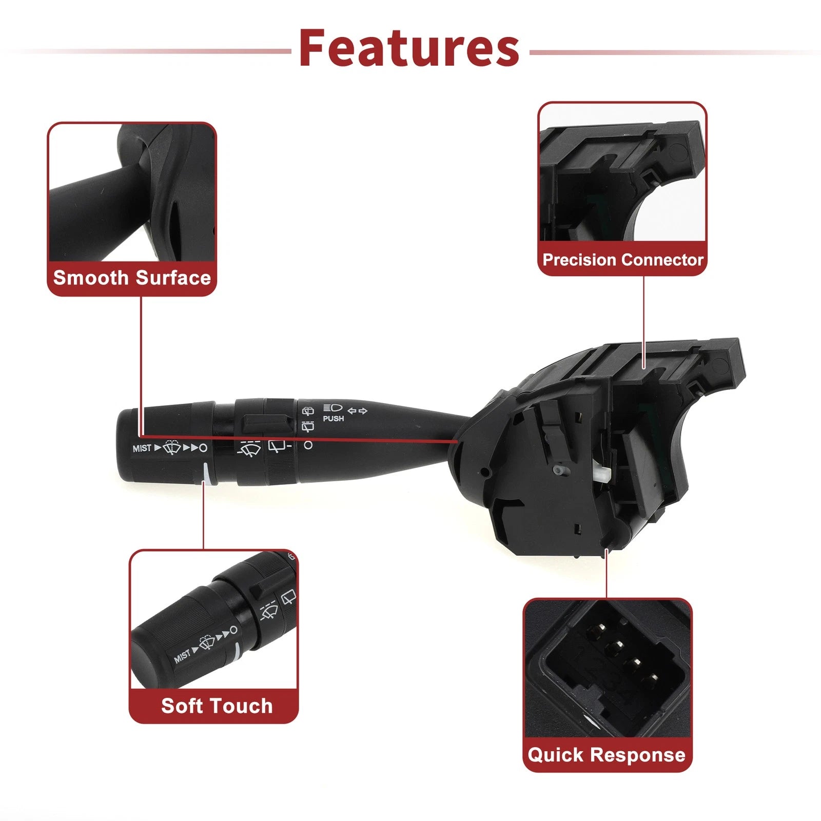 Steering Column Turn Signal Switch Lever for Chrysler Town & Country (2008–2016)