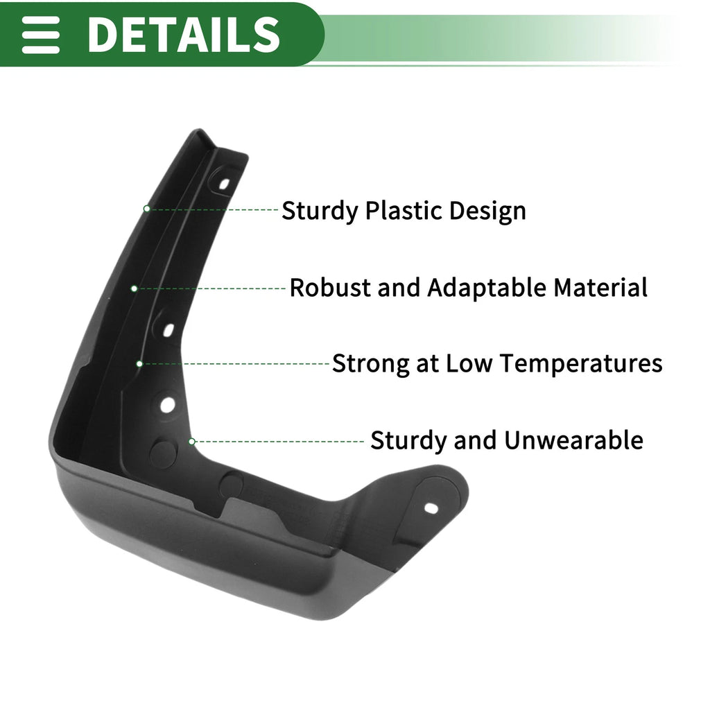 Mud Flaps Splash Guards for Honda Odyssey (2014–2017)
