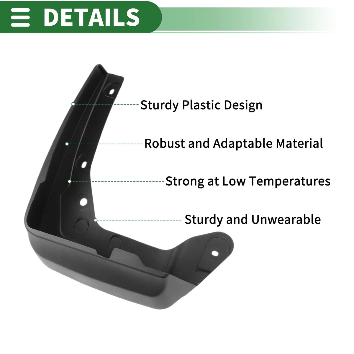 Mud Flaps Splash Guards for Honda Odyssey (2014–2017)