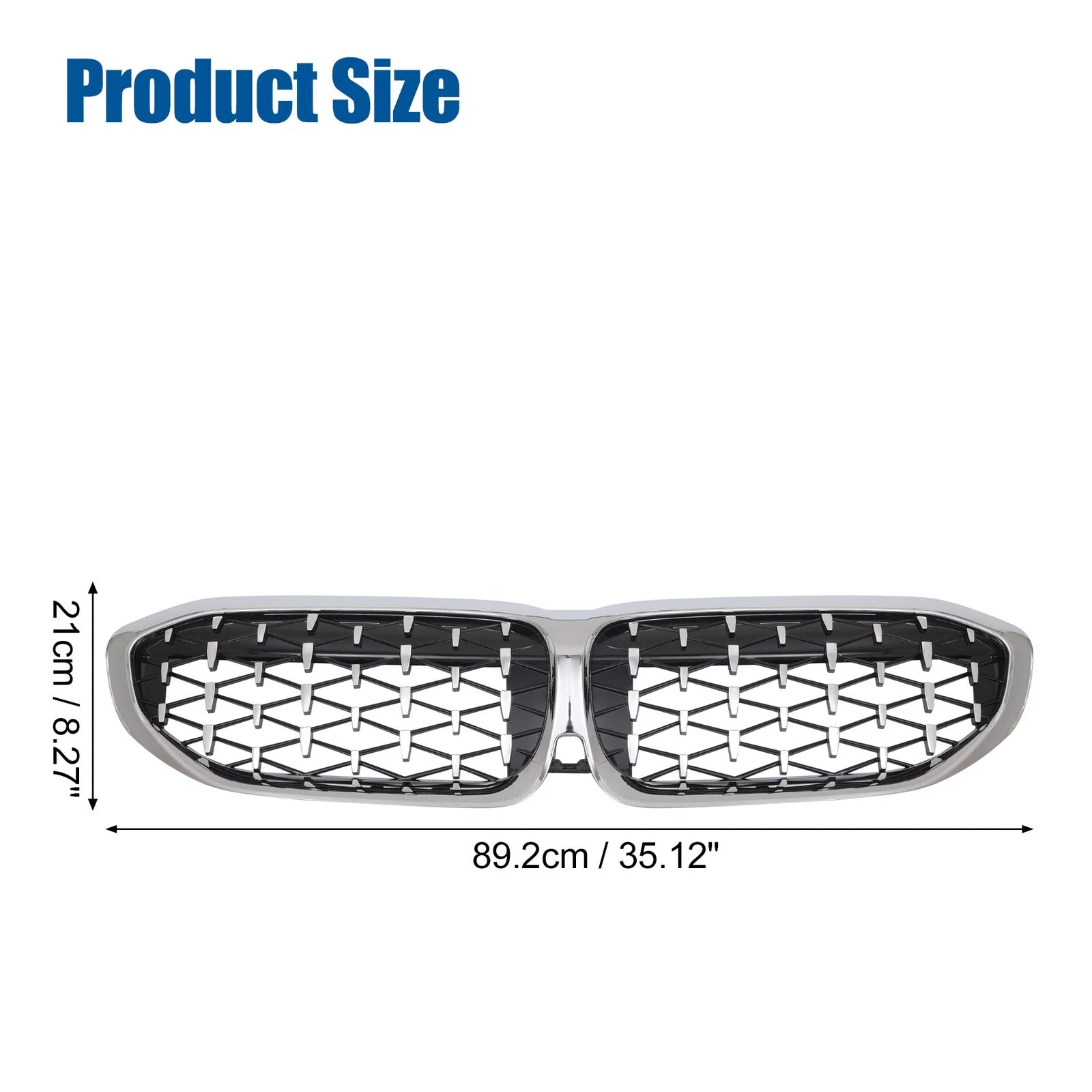 Front Hood Bumper Grille Grill Replacement for BMW 330i 330e M340i