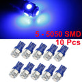 10pcs T10 Wedge LED Light Bulbs 158 192 for Interior Lighting