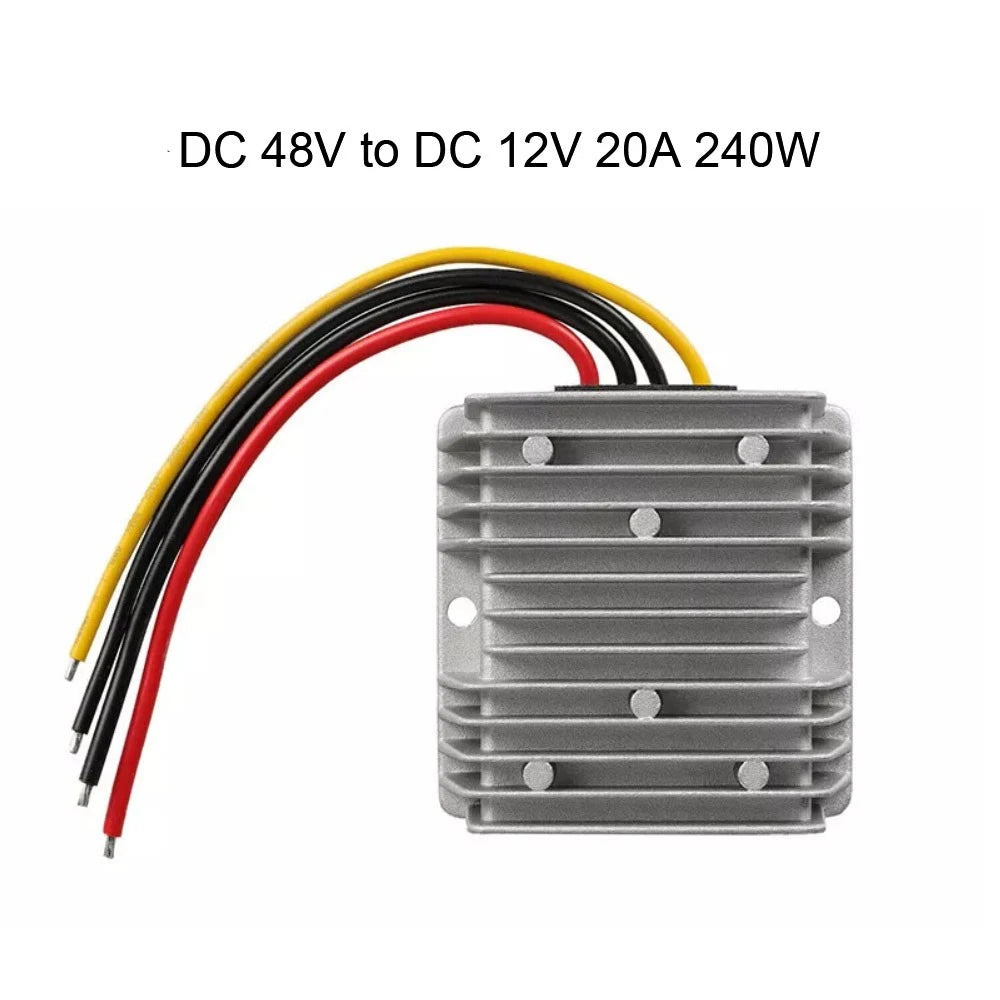 48V to 12V 20A Voltage Reducer Converter for Golf Cart (Waterproof)