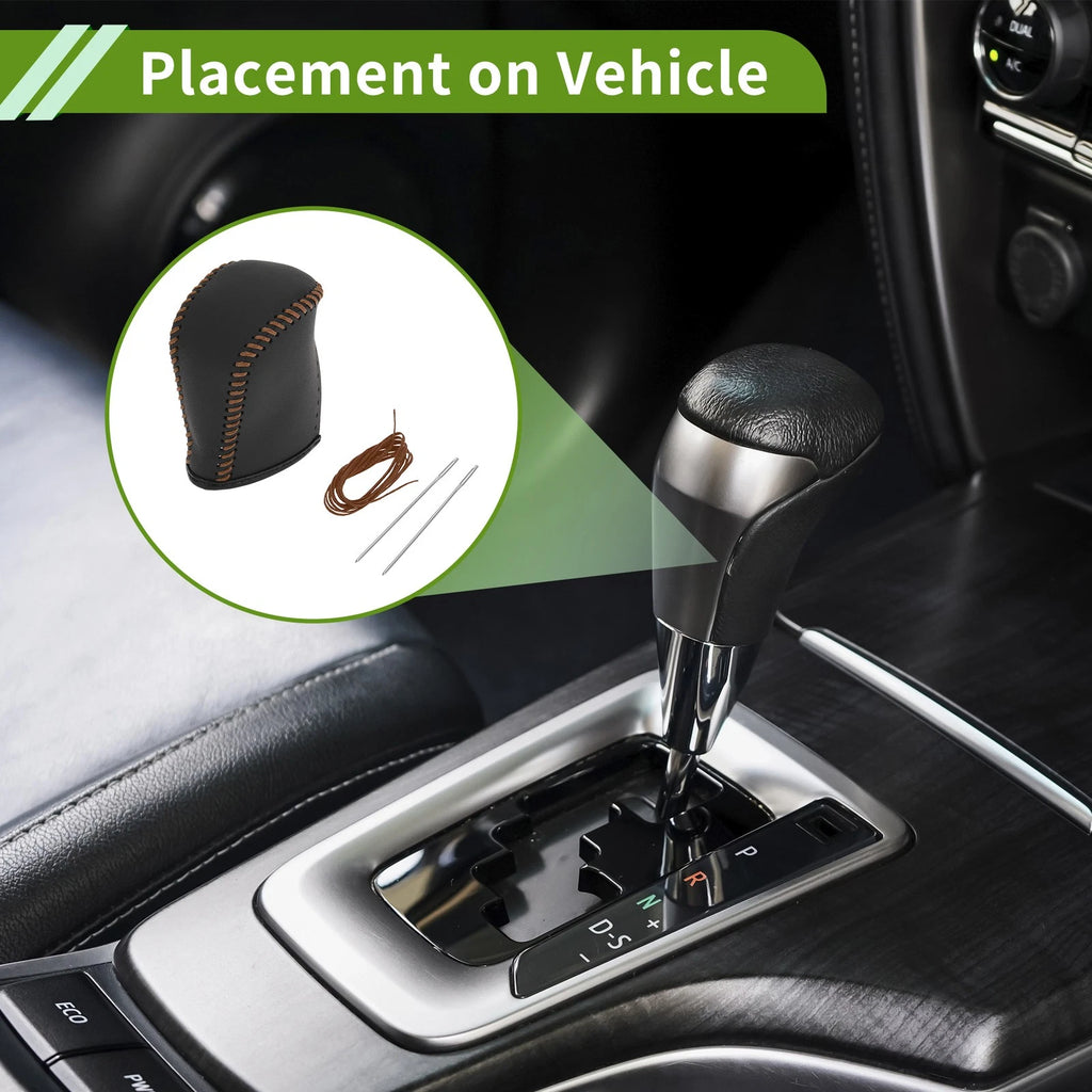 Gear Shift Knob Cover Replacement for Lexus NX300 (2014–2021) Faux Leather