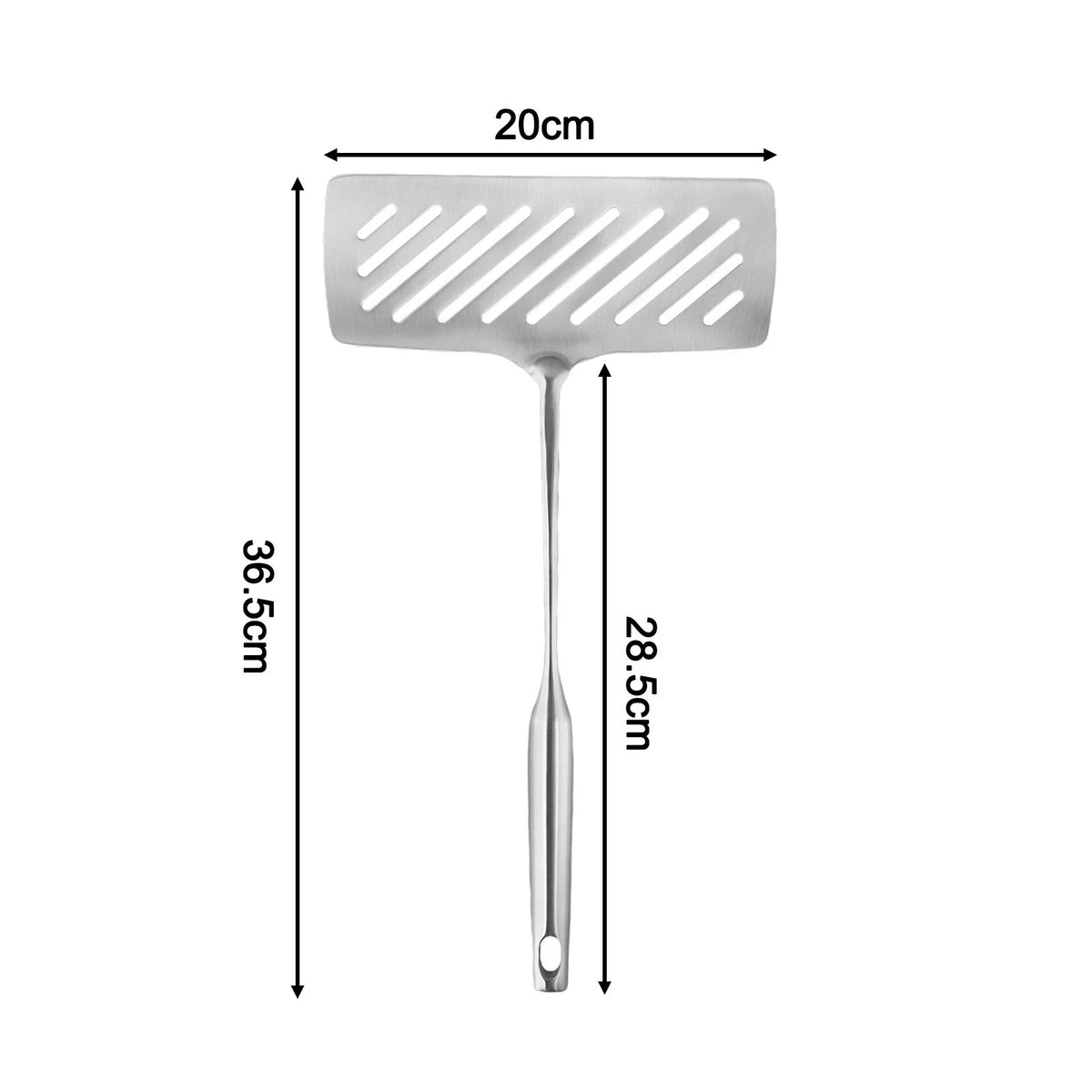 304 Stainless Steel Fish Spatula with Heat Insulation Feature