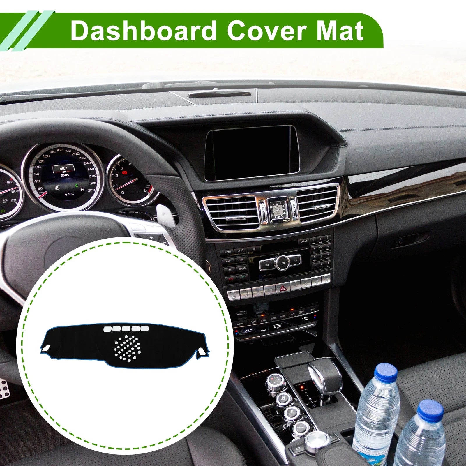 Dashboard Cover Replacement for Mercedes-Benz E-Class (2017–2021) Polyester