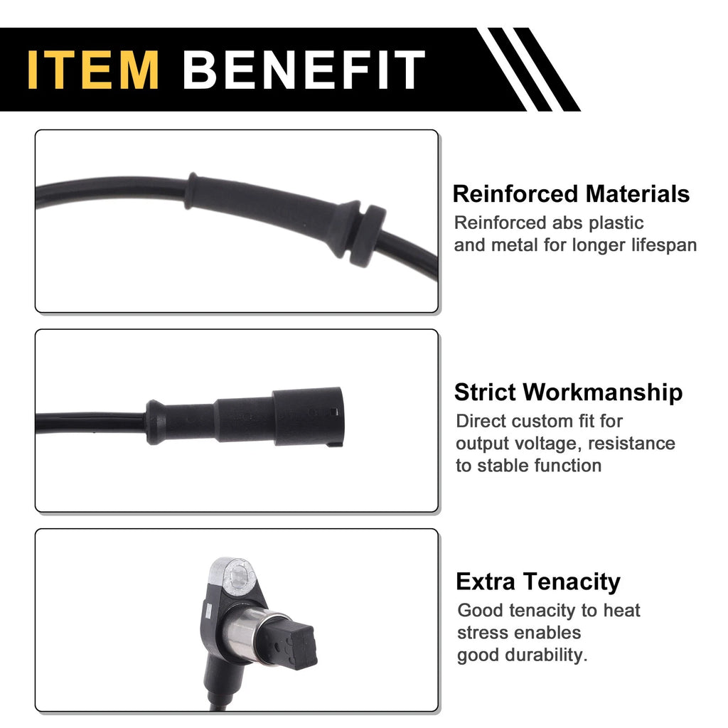 ABS Wheel Speed Sensor Front for Volkswagen Golf (1992–1995)