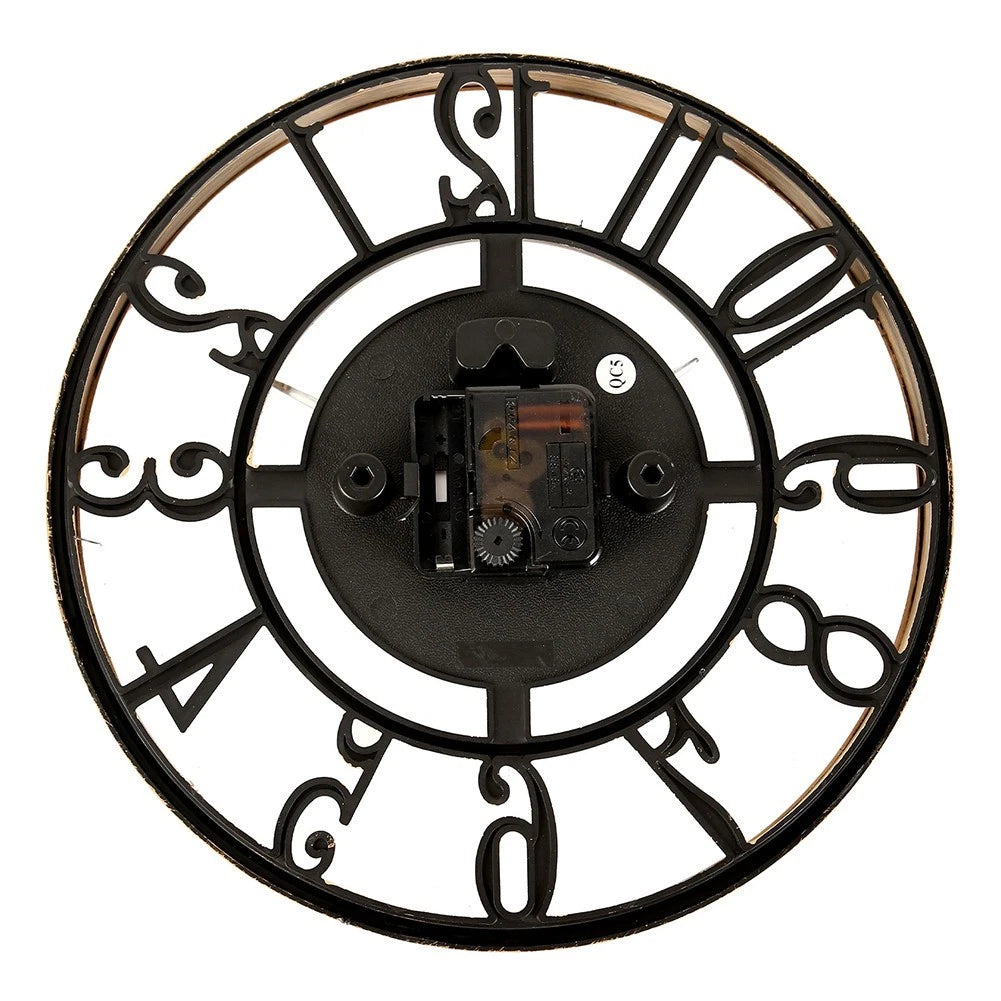 Battery Operated Clock for Interior Design (Non-Ticking)