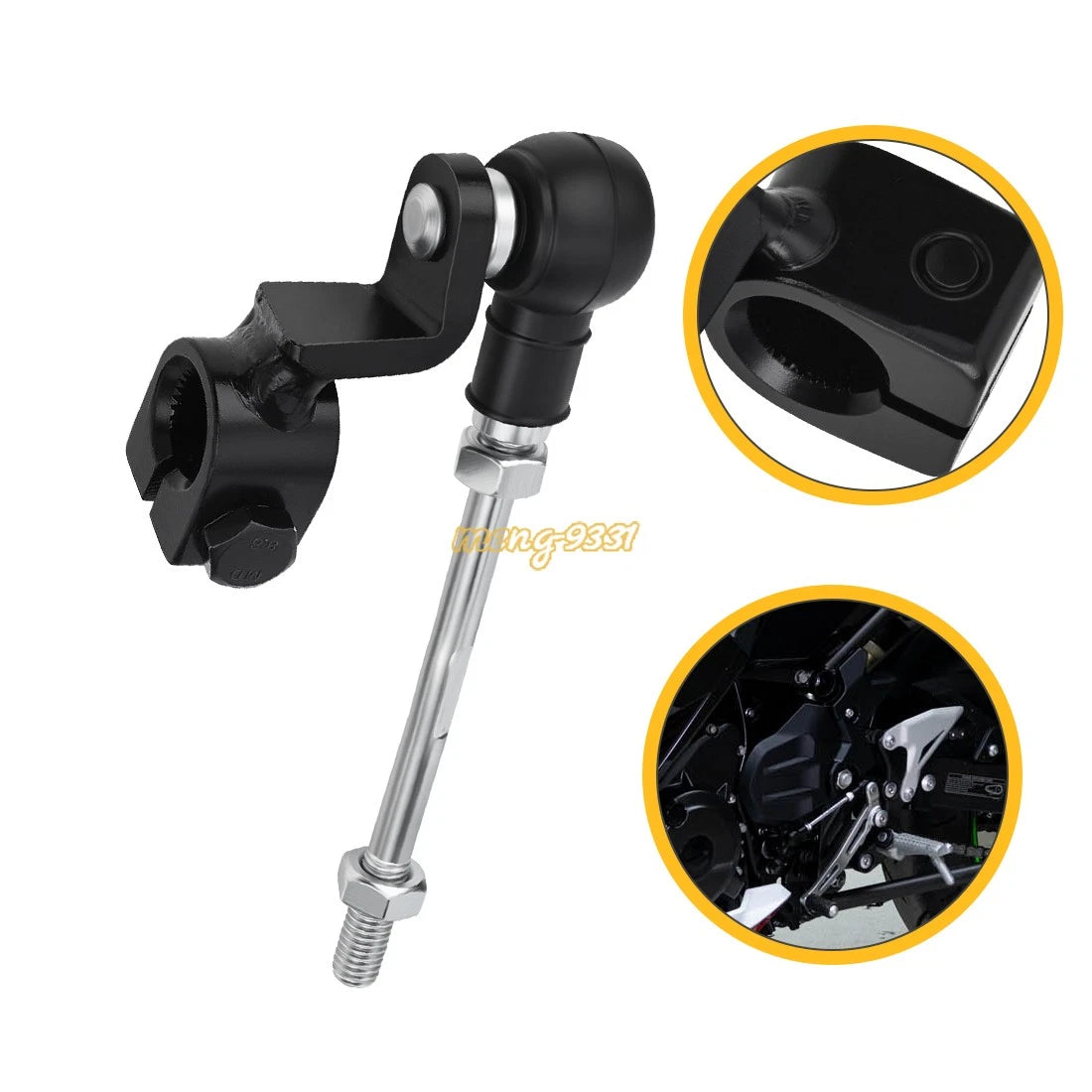 Gear Shifter Rod Shift Linkage Knuckle for Kawasaki Ninja 400 500 (2018–2023)