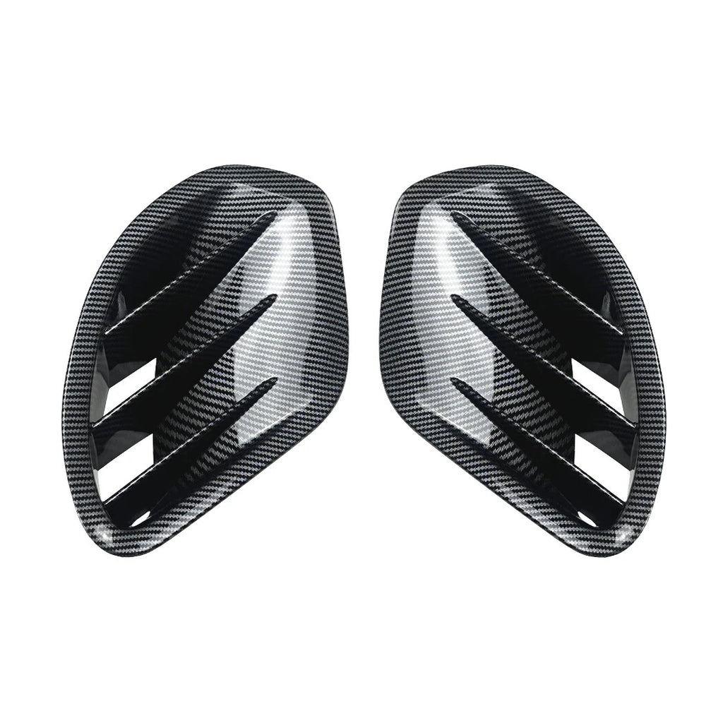 2X Carbon Look Rear Bumper Side Vent Cover Trim for Alfa Romeo Tonale (2023–2026)