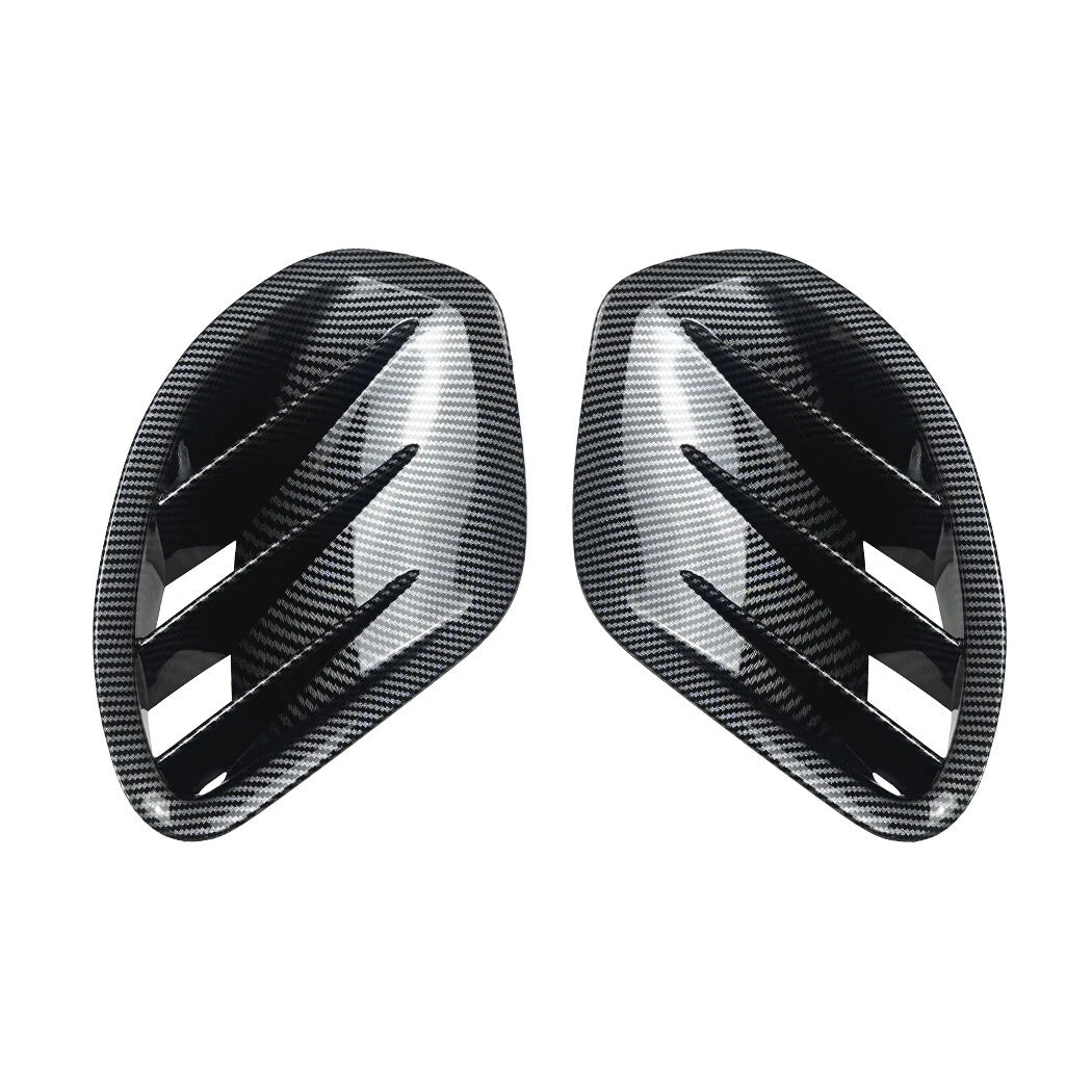 2X Carbon Look Rear Bumper Side Vent Cover Trim for Alfa Romeo Tonale (2023–2026)