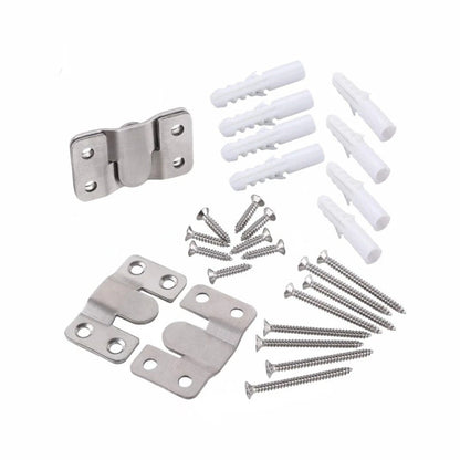Double Hole Stainless Steel Iron Hanging Buckle for Mirror Frames