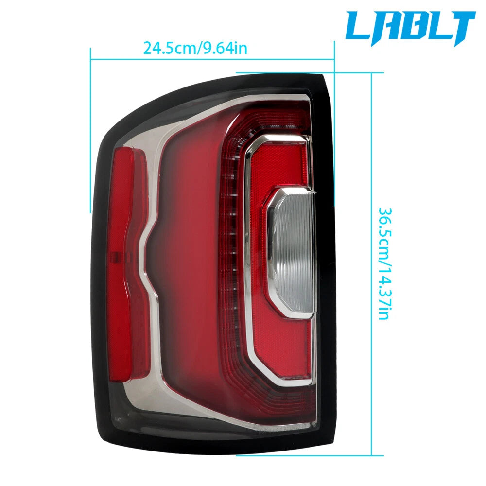 Left Driver Side Tail Light Brake Lamp LED for GMC Sierra (2016–2018)