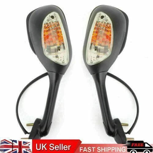 Rearview Side Mirrors w/Turn Signals for Suzuki GSXR 1000 750 600 (2002–2015) T9