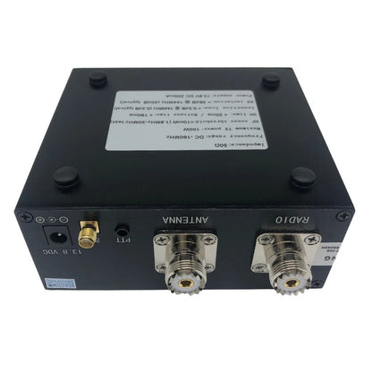 Transceiver Radio Switch Box 160MHz 100W Aluminum Alloy for Antenna Sharing