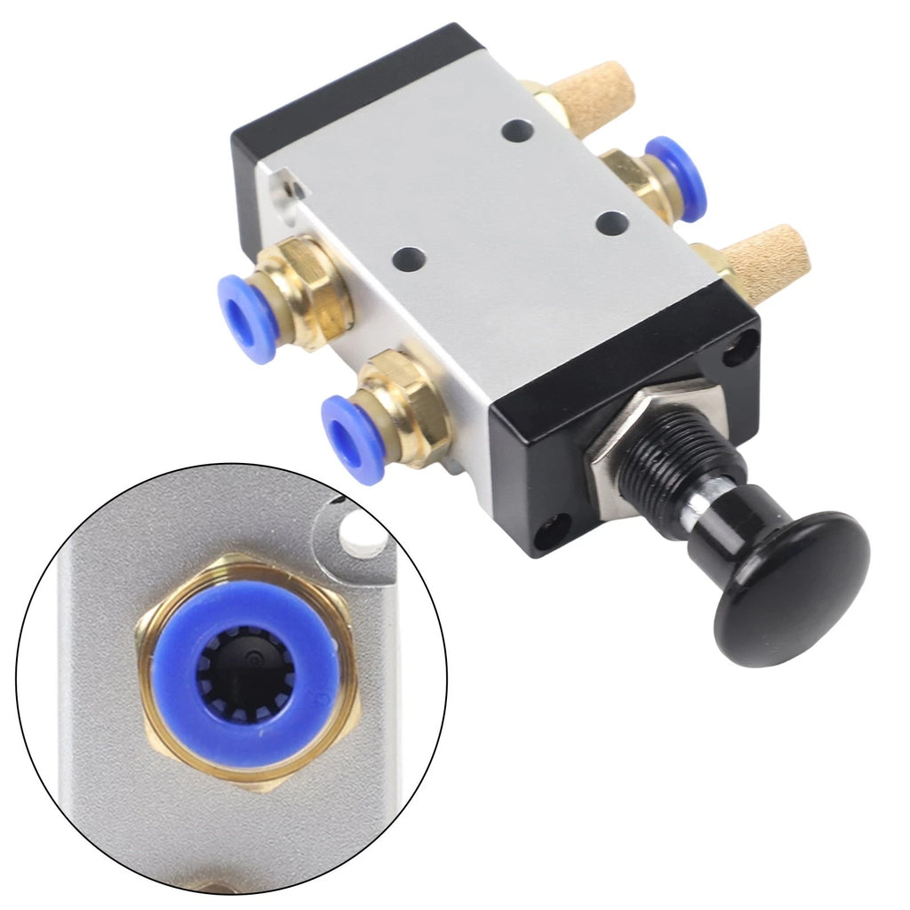 5-Way Pneumatic Air Valve for Hand Push Pull Control (4R210-08)