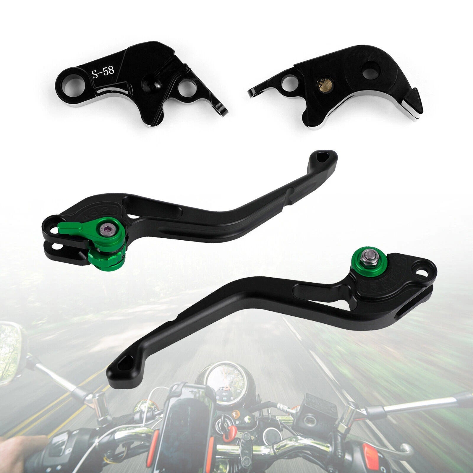Short Clutch Brake Lever for Suzuki GSXR600 750 (2006–2010) GSX-S1000/F (2015) T9