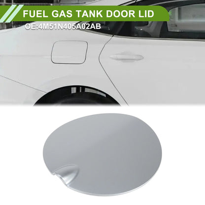 Fuel Tank Door Cap for Ford Focus (2007–2011) - Silver Tone Filler Flap