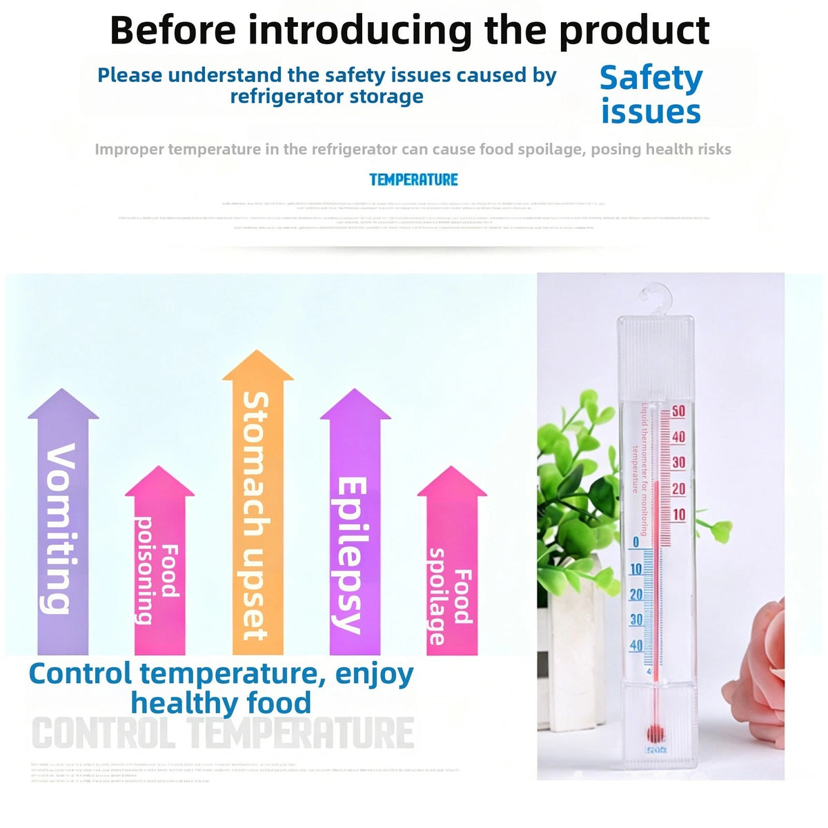 Refrigerator Thermometer for Vaccine Cold Chain Monitoring