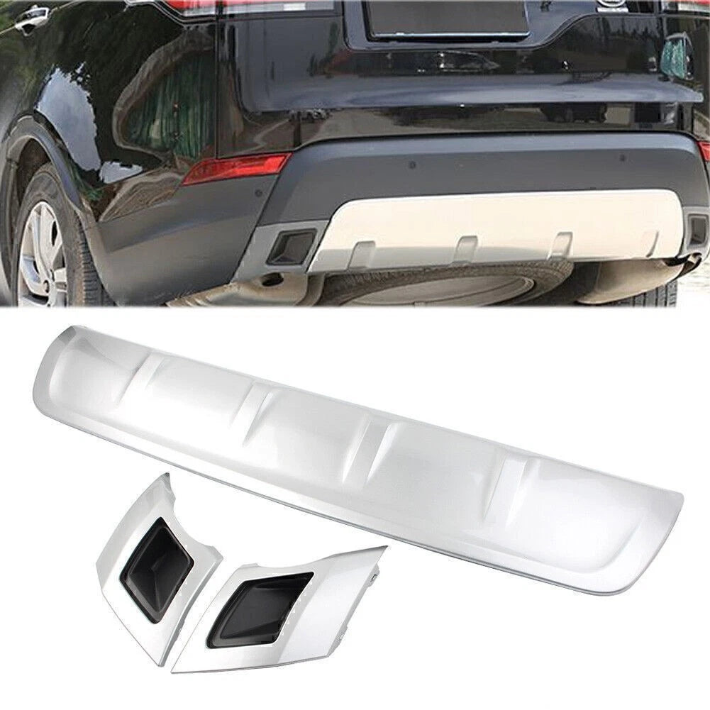 3X Rear Bumper Protector Cover Plate for Land Rover Discovery (2017–2021)