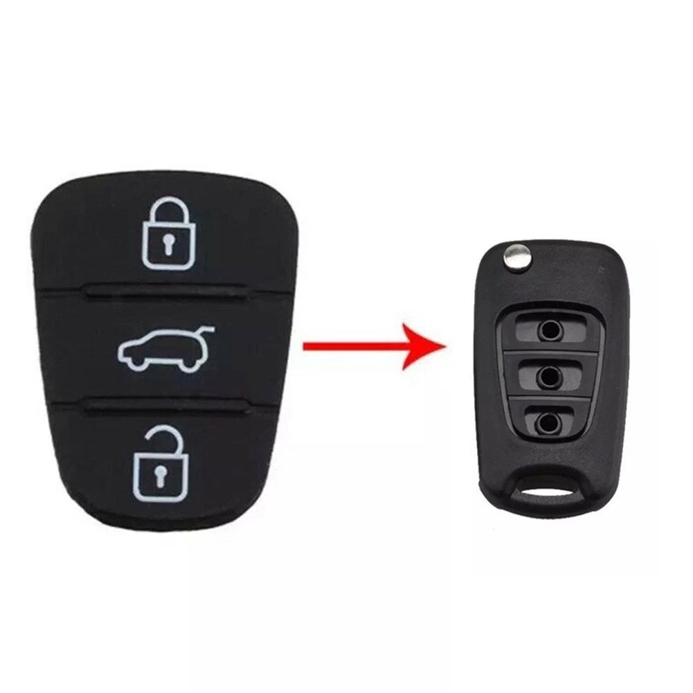 3 Buttons for Hyundai I10 I20 I30 Key Button Cover Plastic