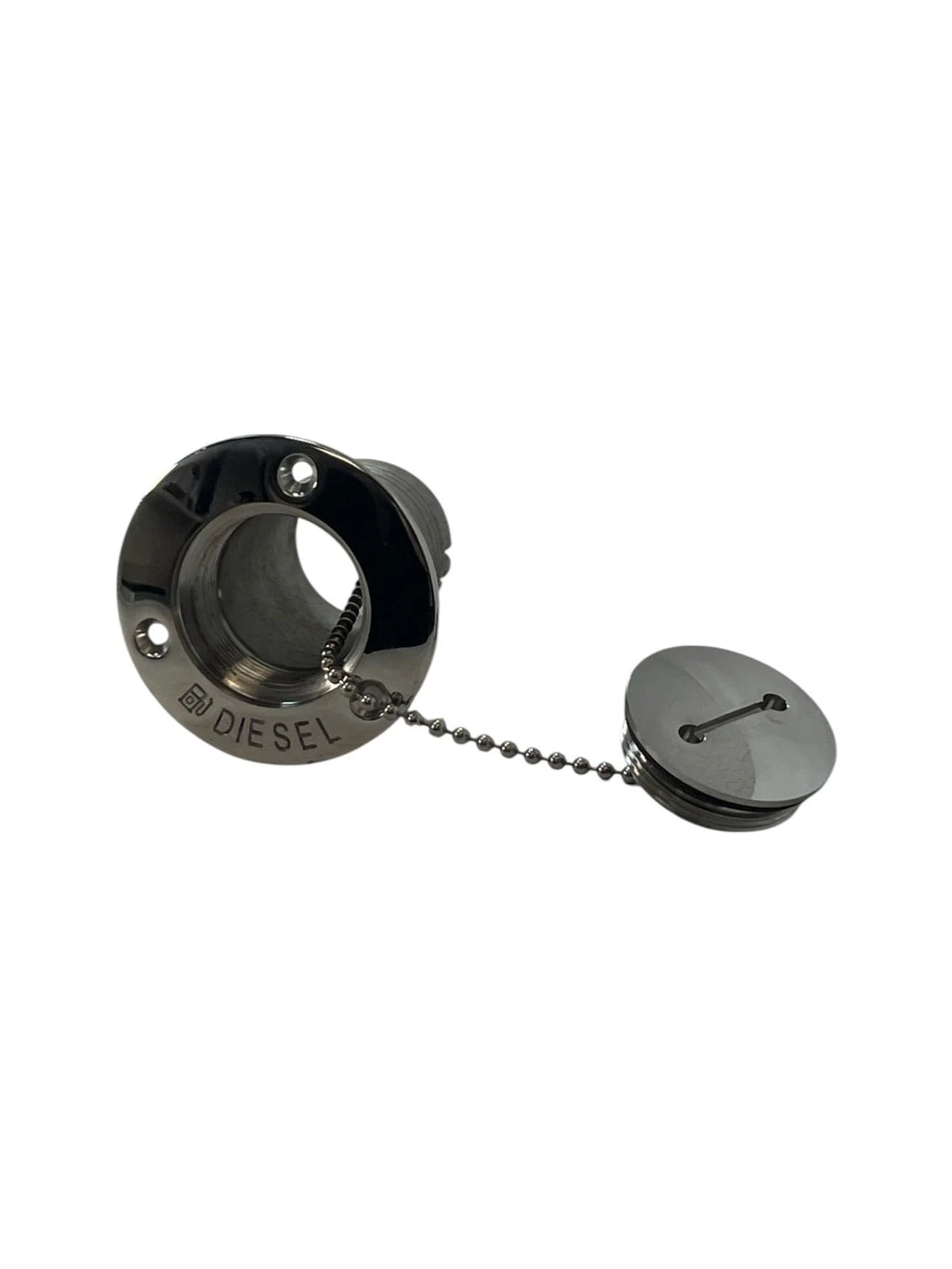 Marine Diesel Deck Fill for 2in Pipe, 3.5in Flange OD