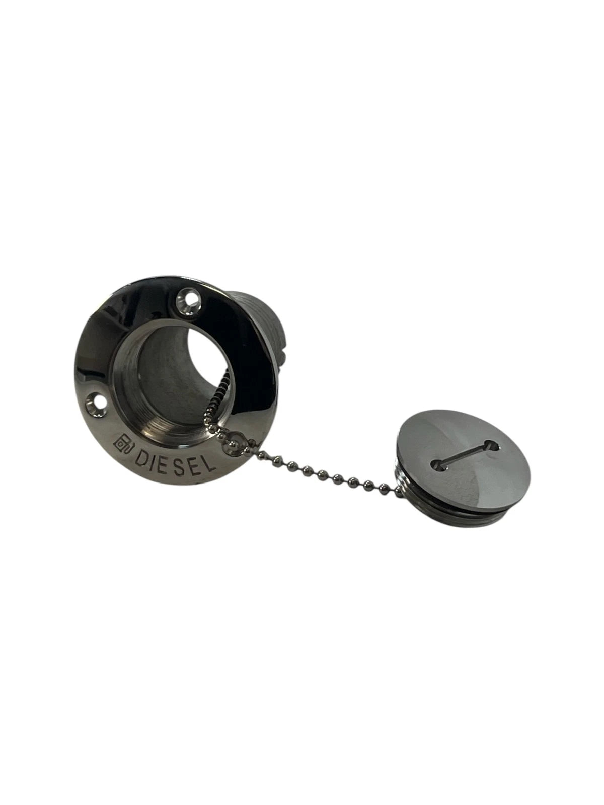 Marine Diesel Deck Fill for 2in Pipe, 3.5in Flange OD