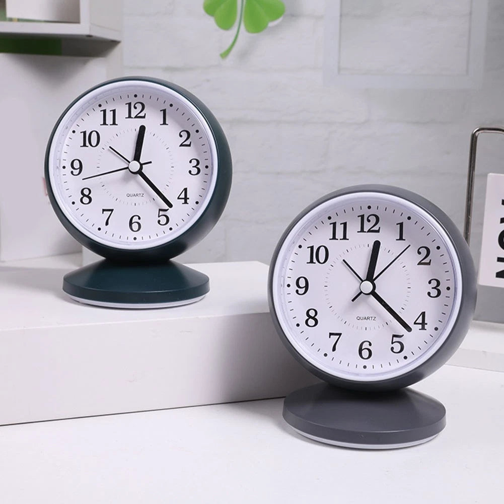 Silent Alarm Clock for Kids' Bedroom - Non-Slip Base, Gentle Up Feature