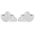 2X Silver Motor Handle Clamp Handlebar Riser Bar for Honda XADV-750 (2017–2019)