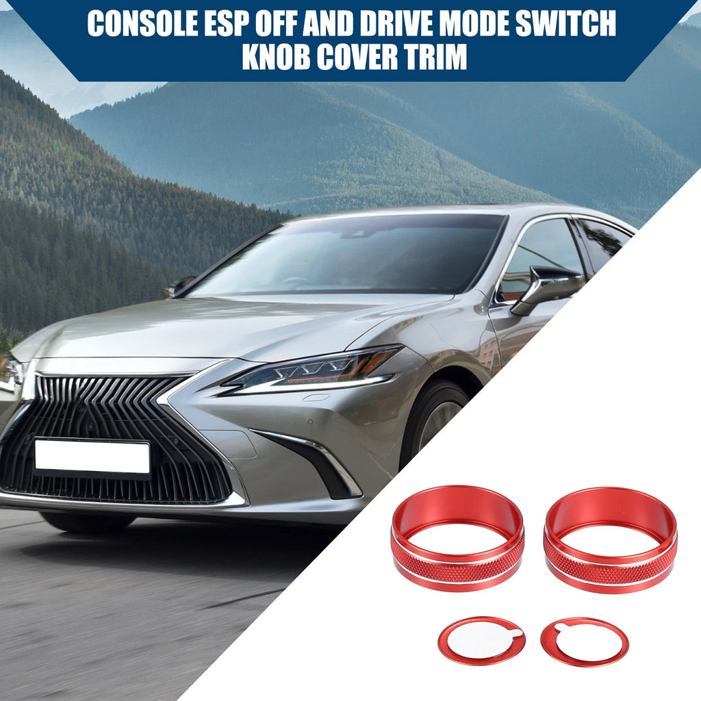 Console Drive Mode Switch Knob Cover Set for Lexus ES250 ES300h (2018–2023)