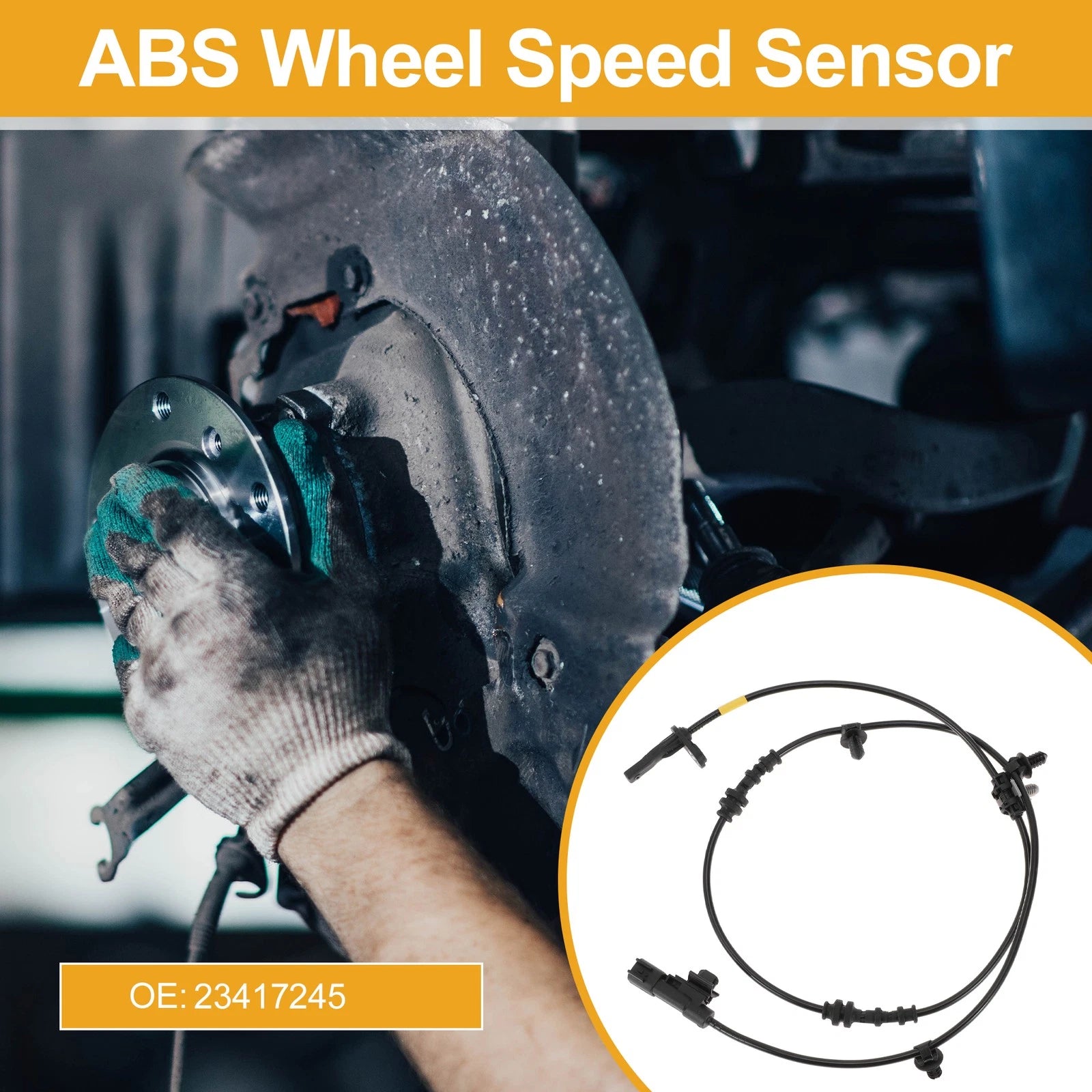 ABS Wheel Speed Sensor Front Replacement for Chevrolet Malibu (2000–2012)