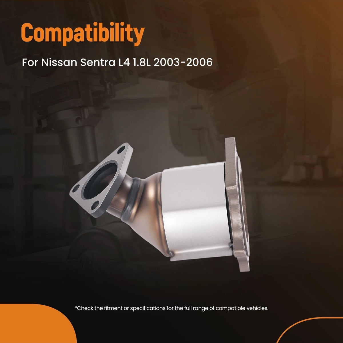 Direct Fit Catalytic Converter Kit for Nissan Sentra 1.8L (2003–2006) OBD-II