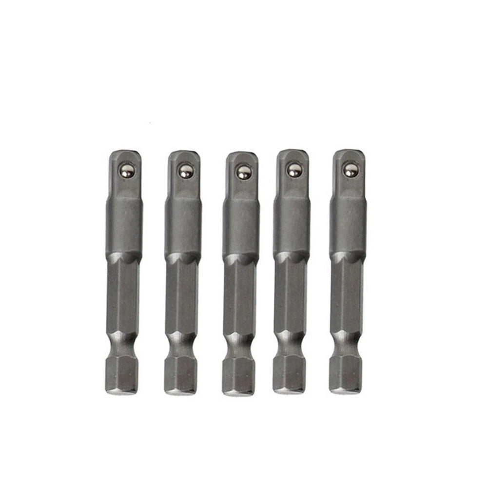 Socket Adapter Converter 1/4" Hex Shank 50mm for