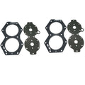 Head Gasket + Water Cover Gasket for Johnson Evinrude 85 90 115 Hp V4 (18-2956 318358)