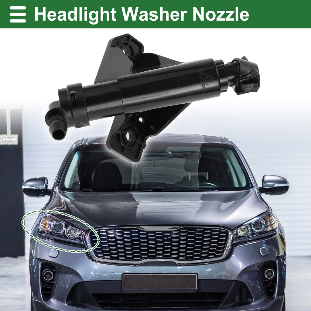 Front Passenger Side Headlight Washer Nozzle for Kia Sportage (2017–2022) No. 98672C5000