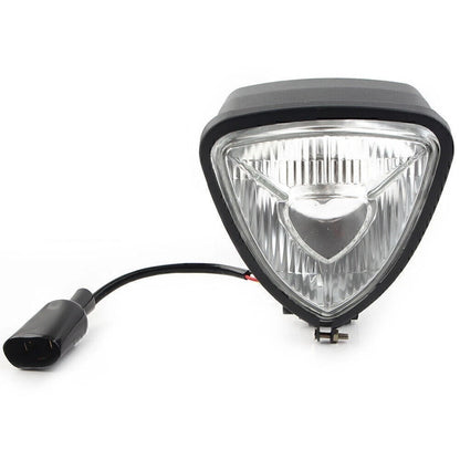 Triangle Headlight H4 for Harley Chopper Bobber (Custom)