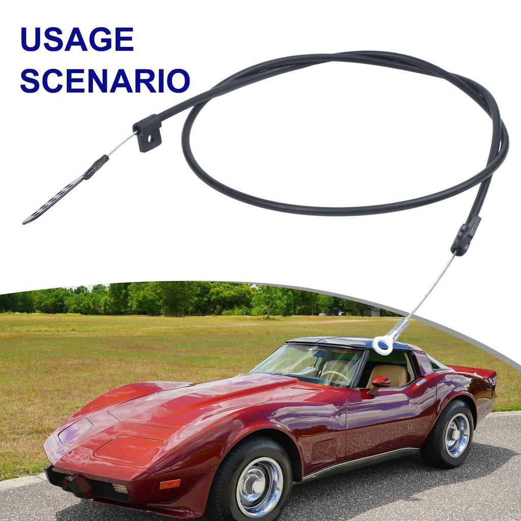 Hood Release Cable Pull Latch for Chevrolet C3 (1978–1982)