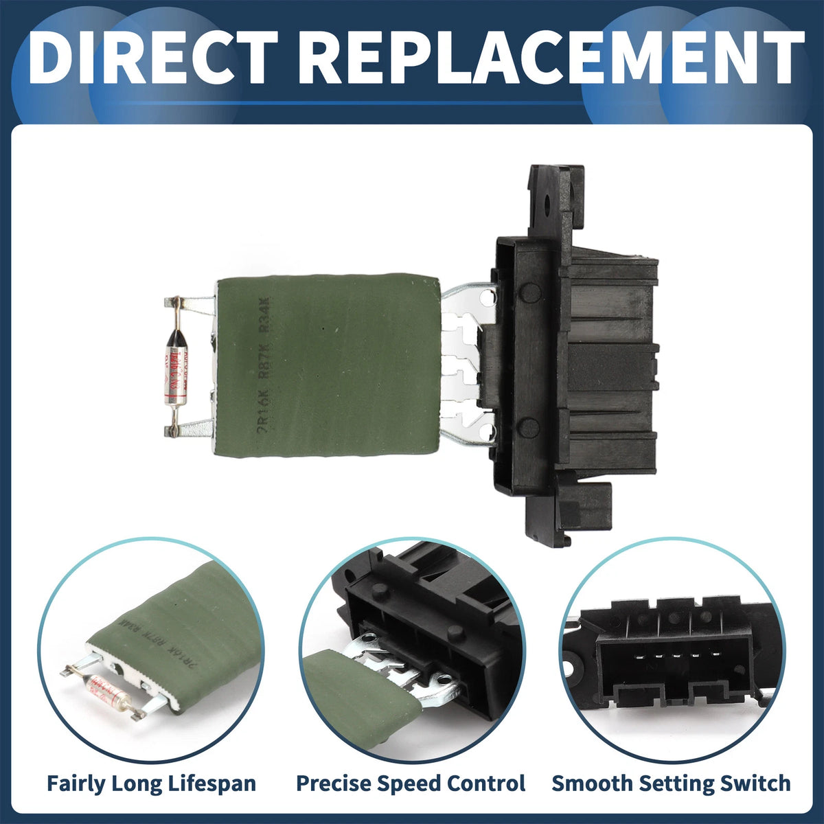 HVAC Blower Motor Resistor No. 6845796 for Vauxhall Corsa MK III (2006–2014)