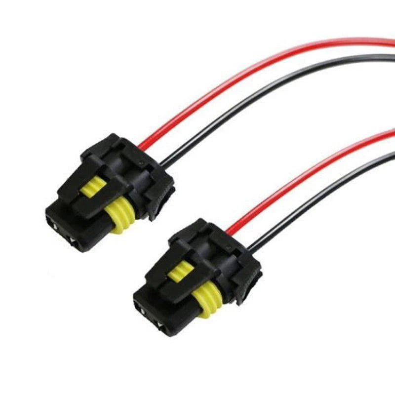 Set of 2 Sockets Car Light Adapter Wire 9005 9006 for Fog Light Harness