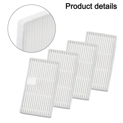Set of 4 Vacuum Filter Replacement for MONSGA MR1 Robot Cleaner